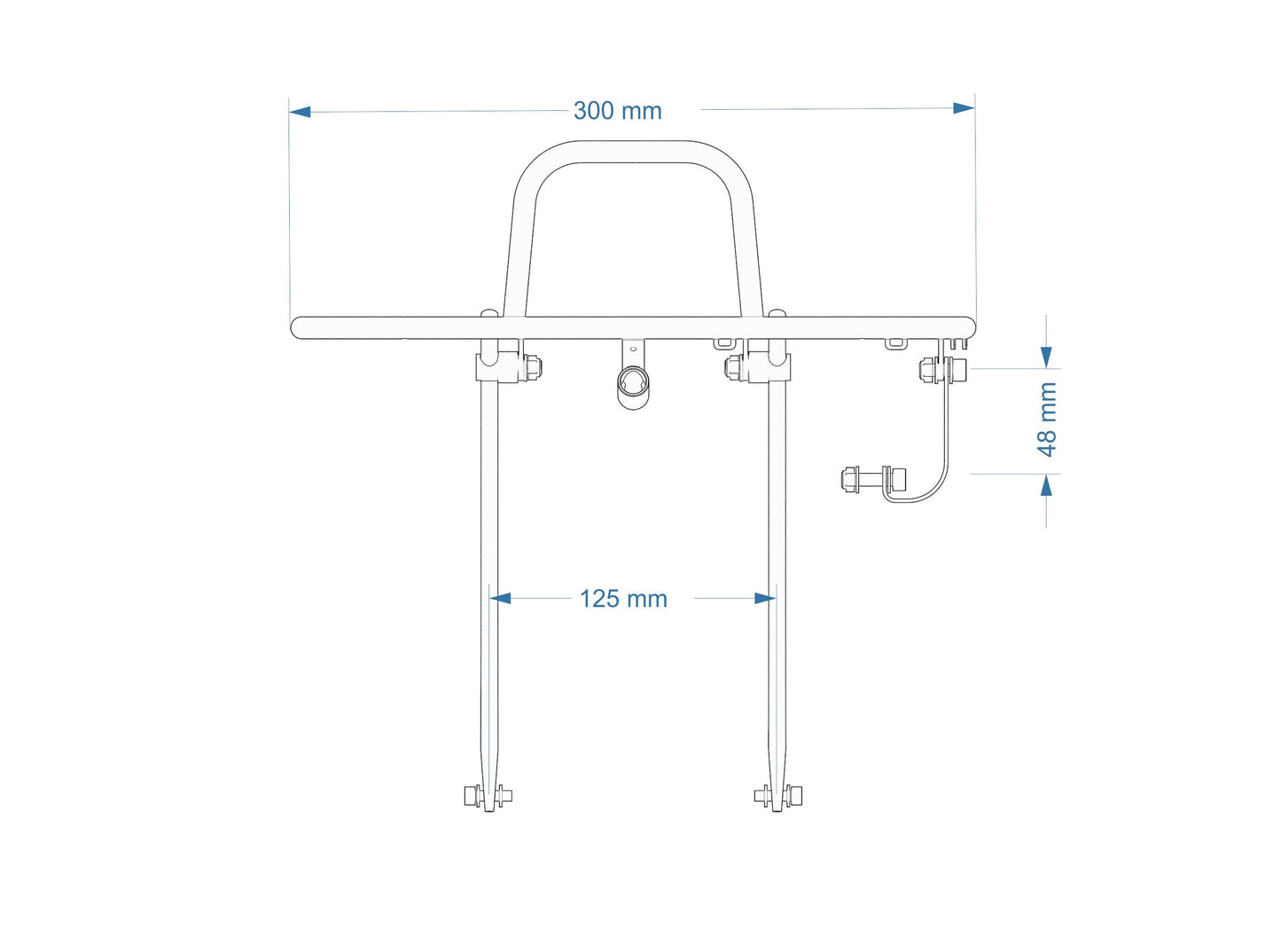 Powder Chrome Grill Rack