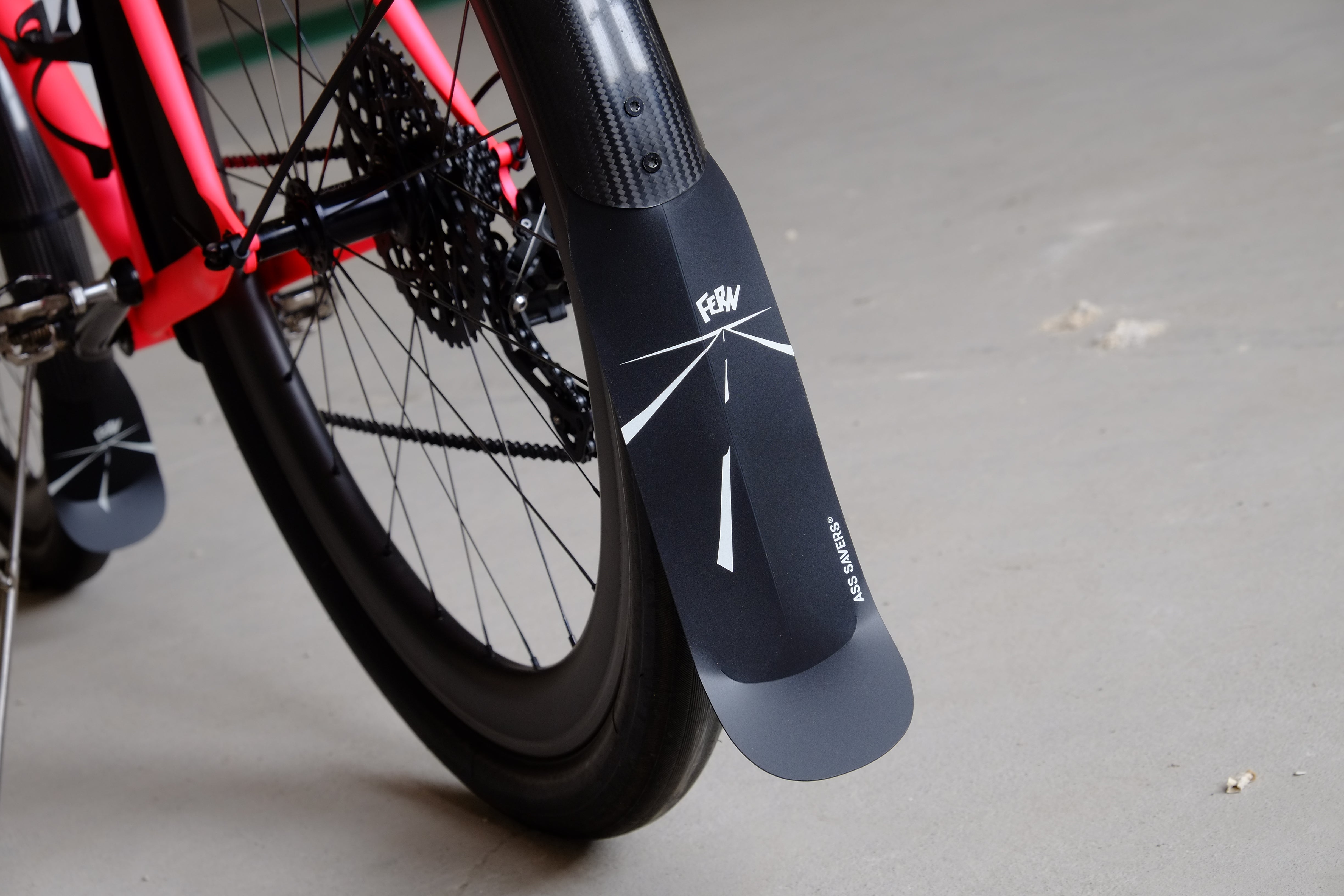 Carbon fiber bicycle fashion fenders